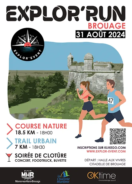 Explor’Run Brouage 2024 Inscription Résultats