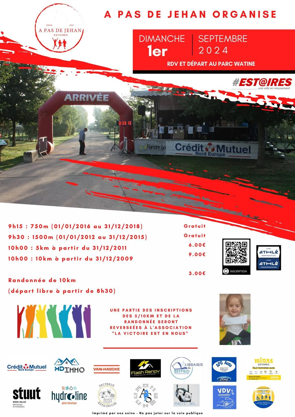 affiche de la course