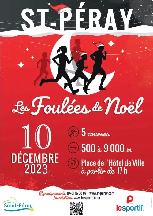 Foulées de Noël – Saint Peray 2024 Inscription Résultats