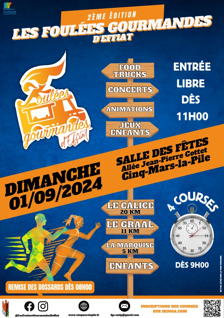 affiche de la course