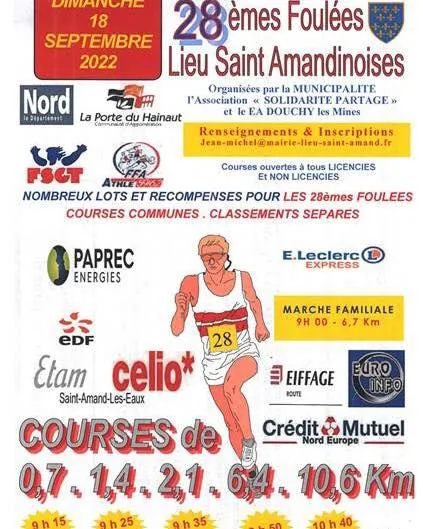 affiche de la course