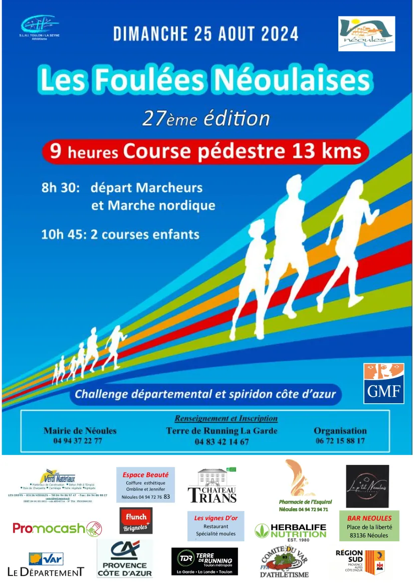 affiche de la course