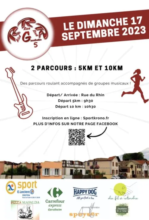 affiche de la course