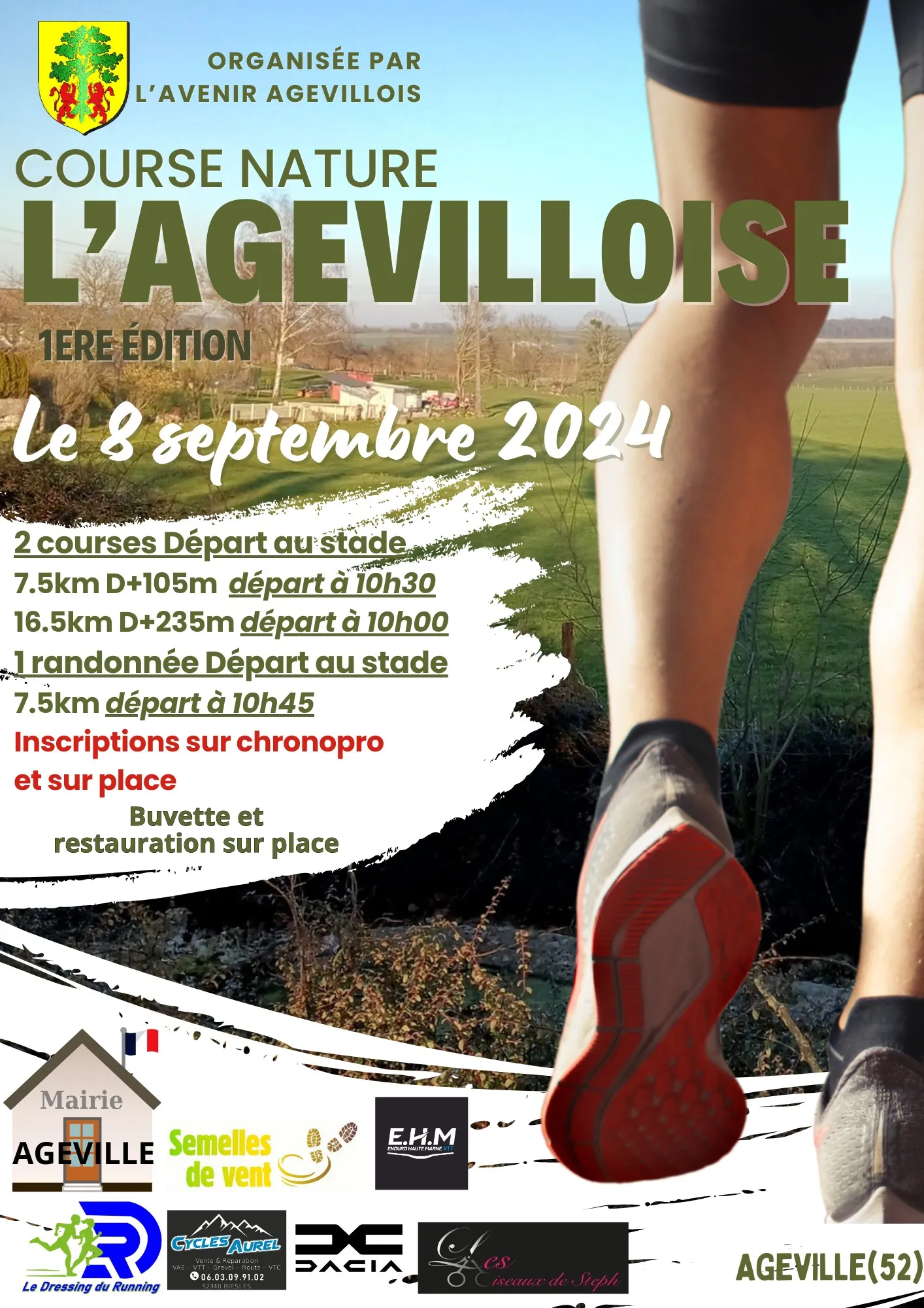 affiche de la course