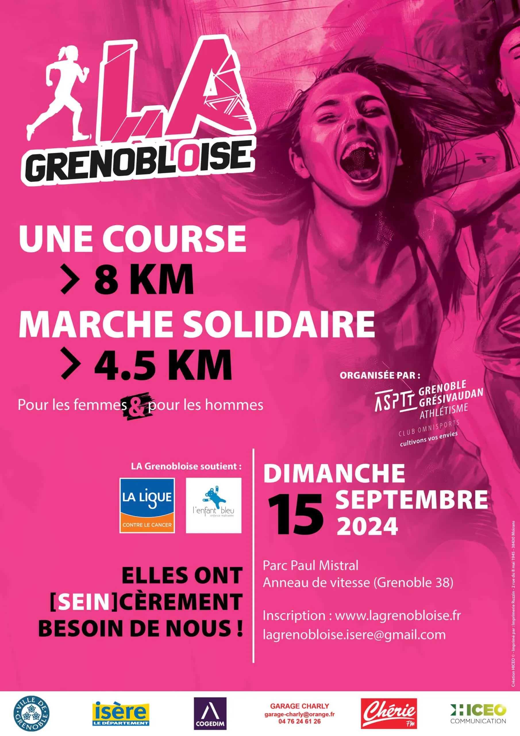 affiche de la course