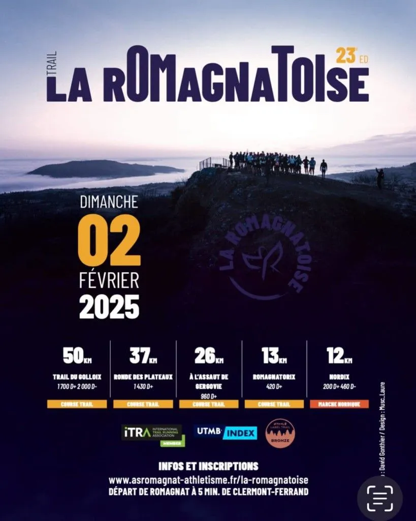 affiche de la course