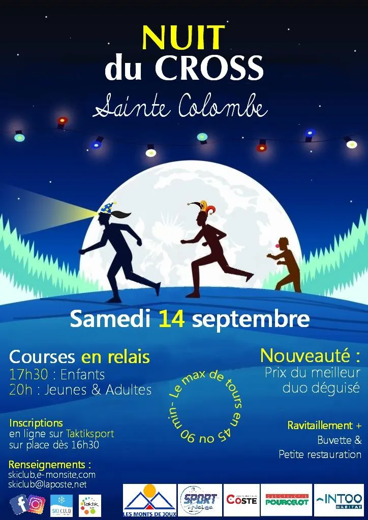 Nuit du Cross – Sainte Colombe 2024 Inscription Résultats