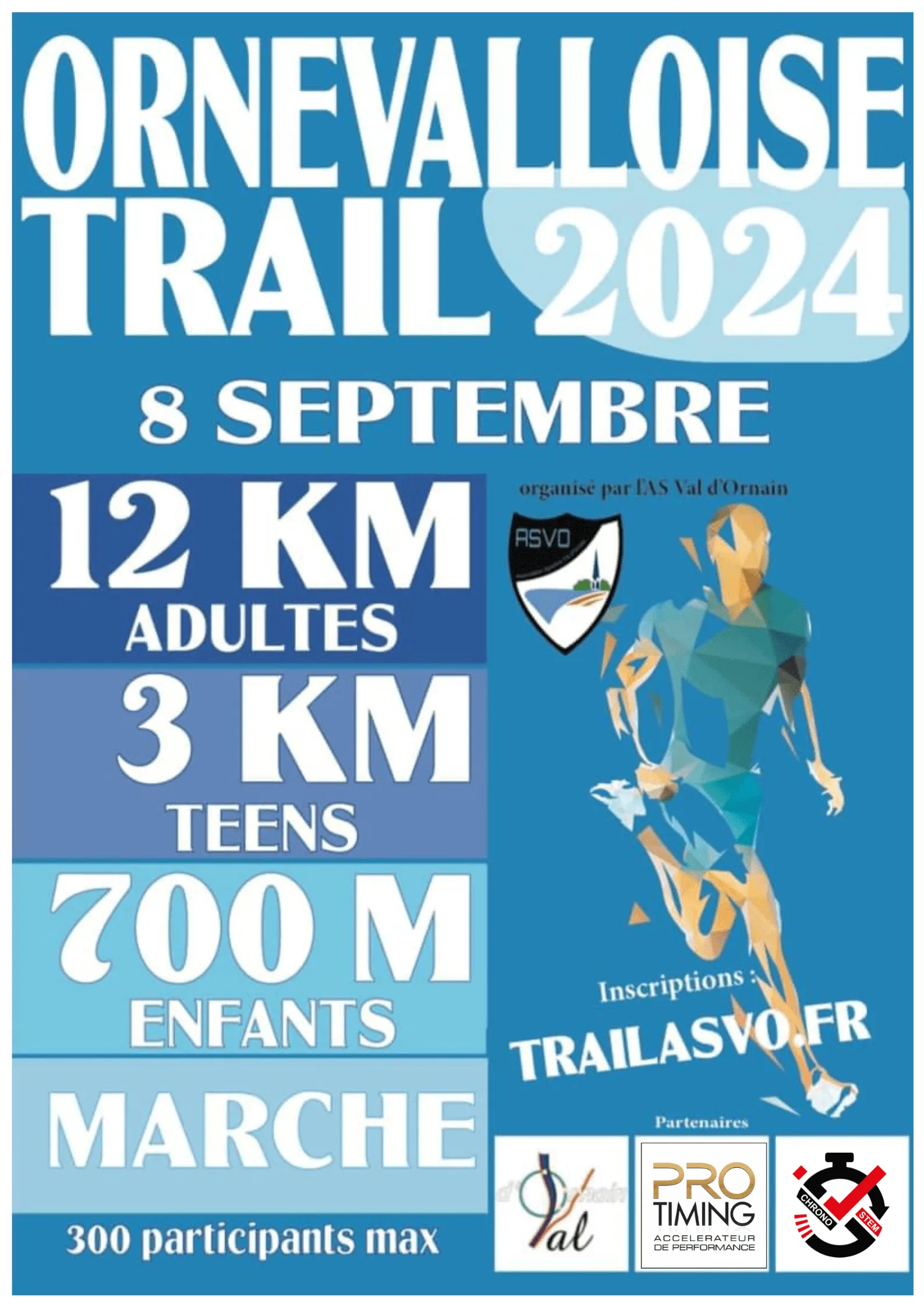 Ornevalloise Trail 2024 Inscription Résultats