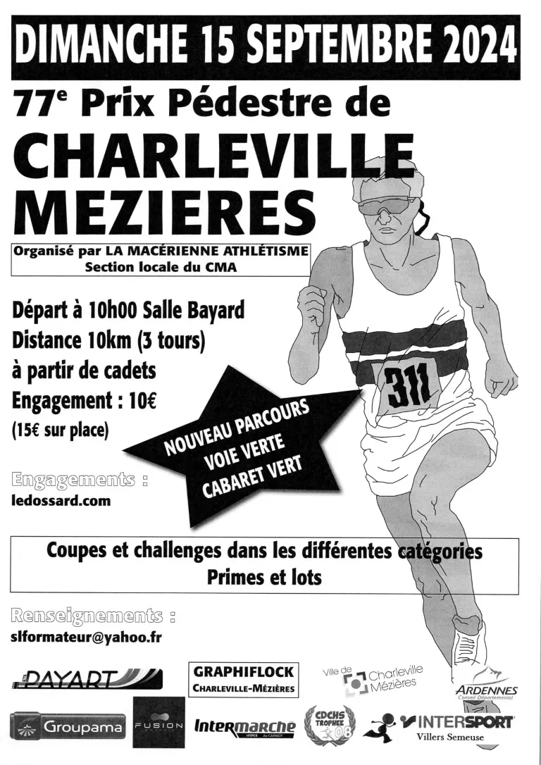 affiche de la course