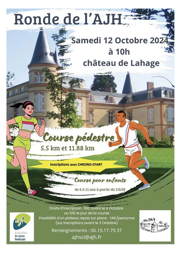 affiche de la course