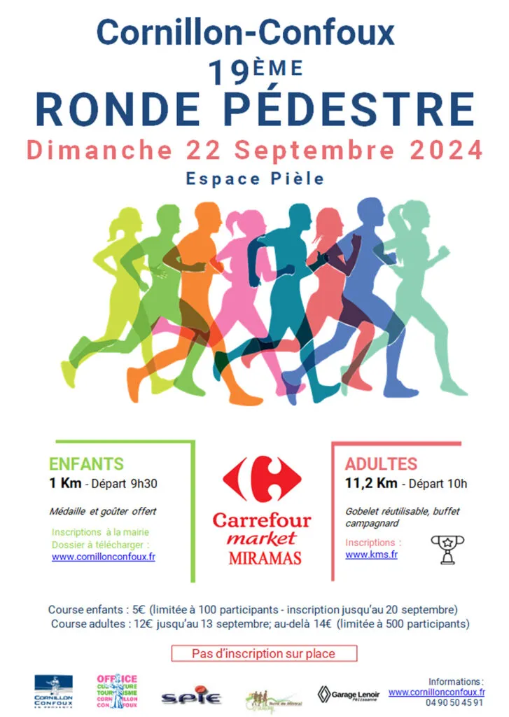 Ronde Pédestre de Cornillon-Confoux 2024 Inscription Résultats