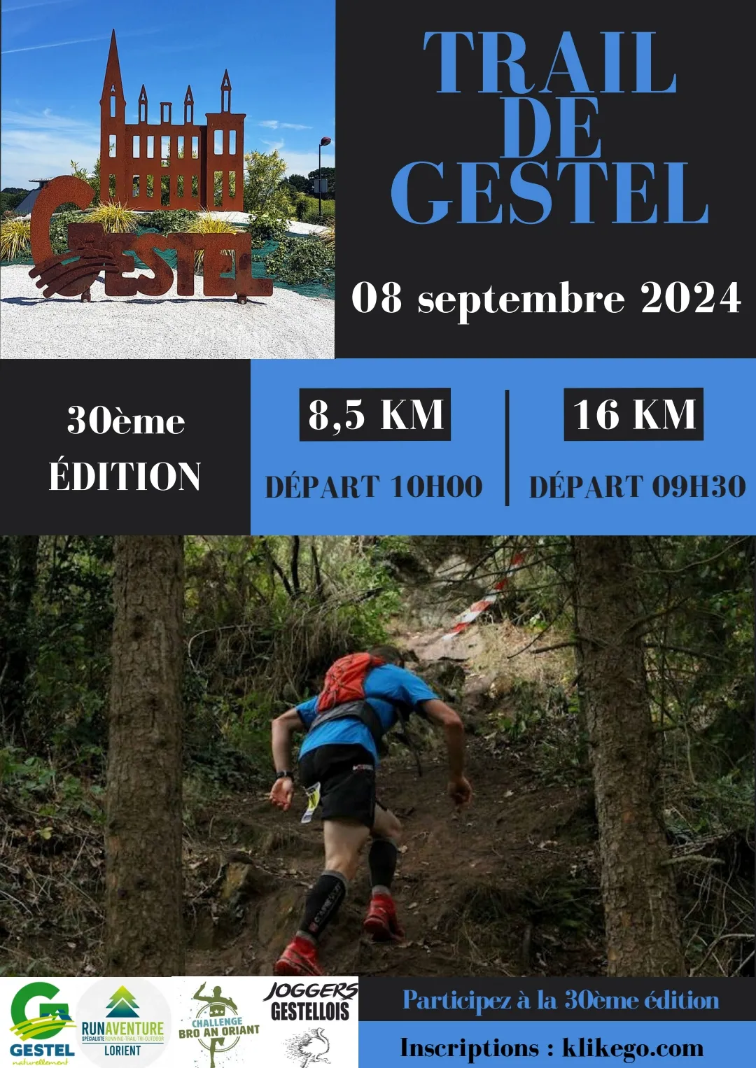 Trail de Gestel 2024 Inscription Résultats