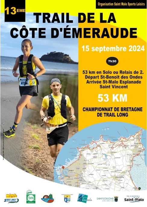 Trail de la côte d’Emeraude 2024 Inscription Résultats