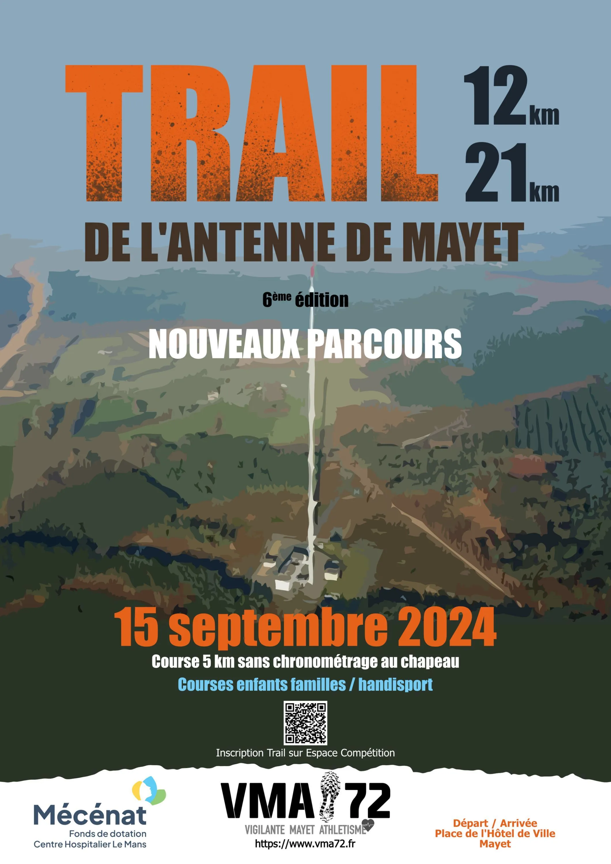 Trail de l’Antenne de Mayet 2024 Inscription Résultats