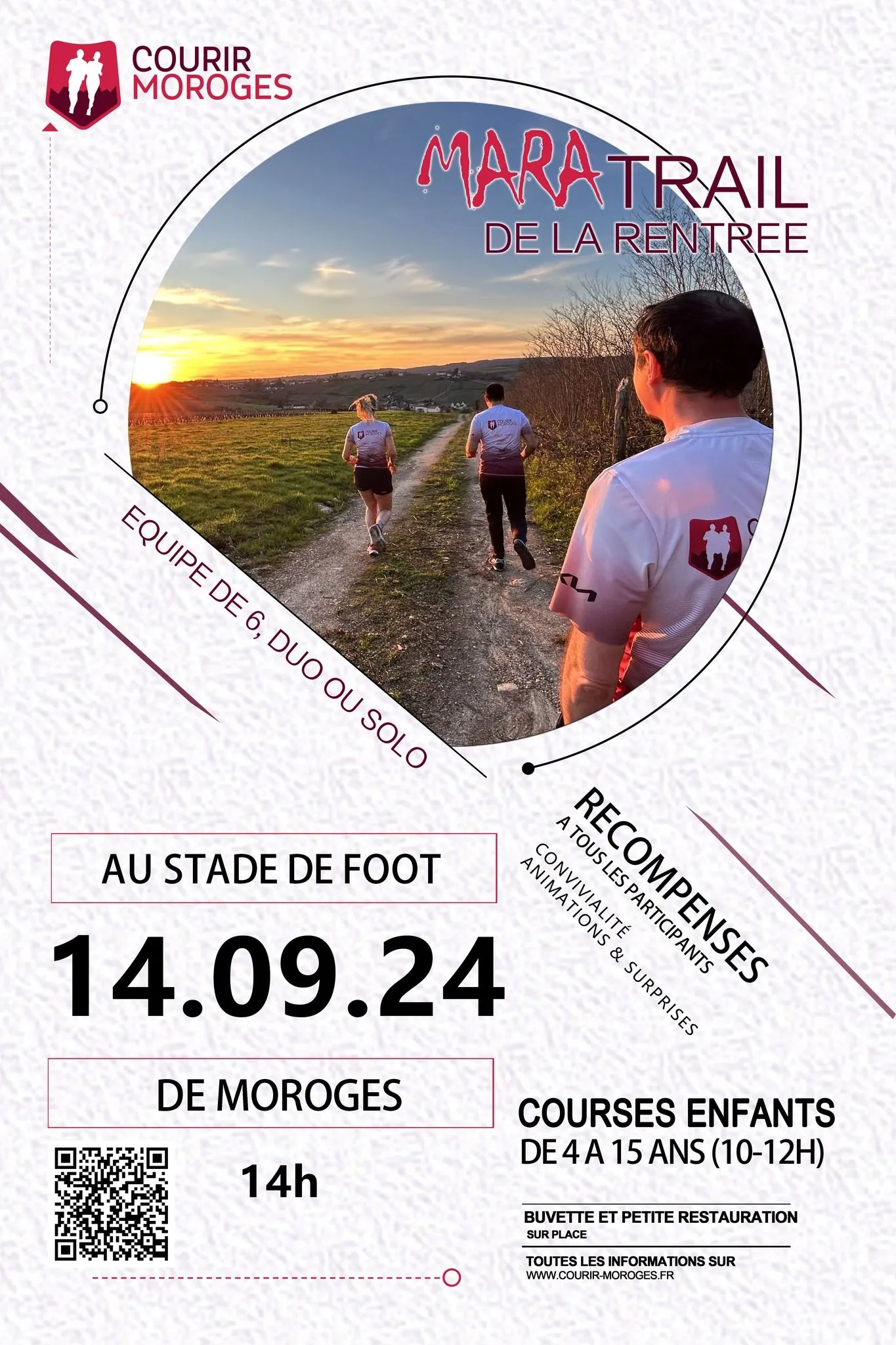 Trail de la Rentrée – Moroges 2025 Inscription Résultats