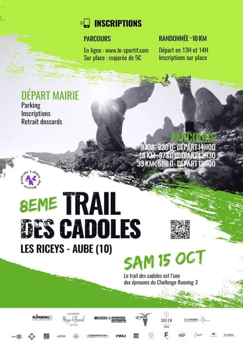 Trail des Cadoles – Solidaire 2024 Inscription Résultats