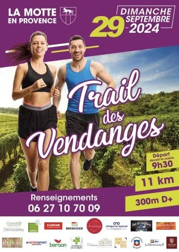 Trail des Vendanges – La Motte 2024 Inscription Résultats