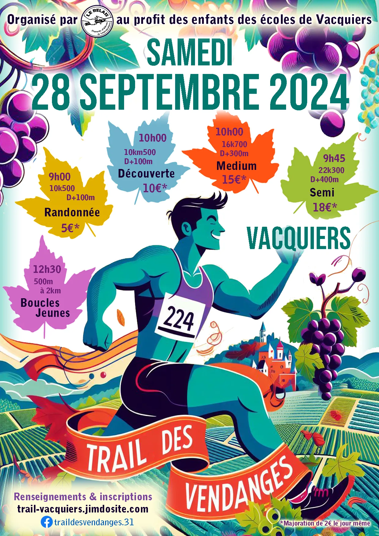 affiche de la course