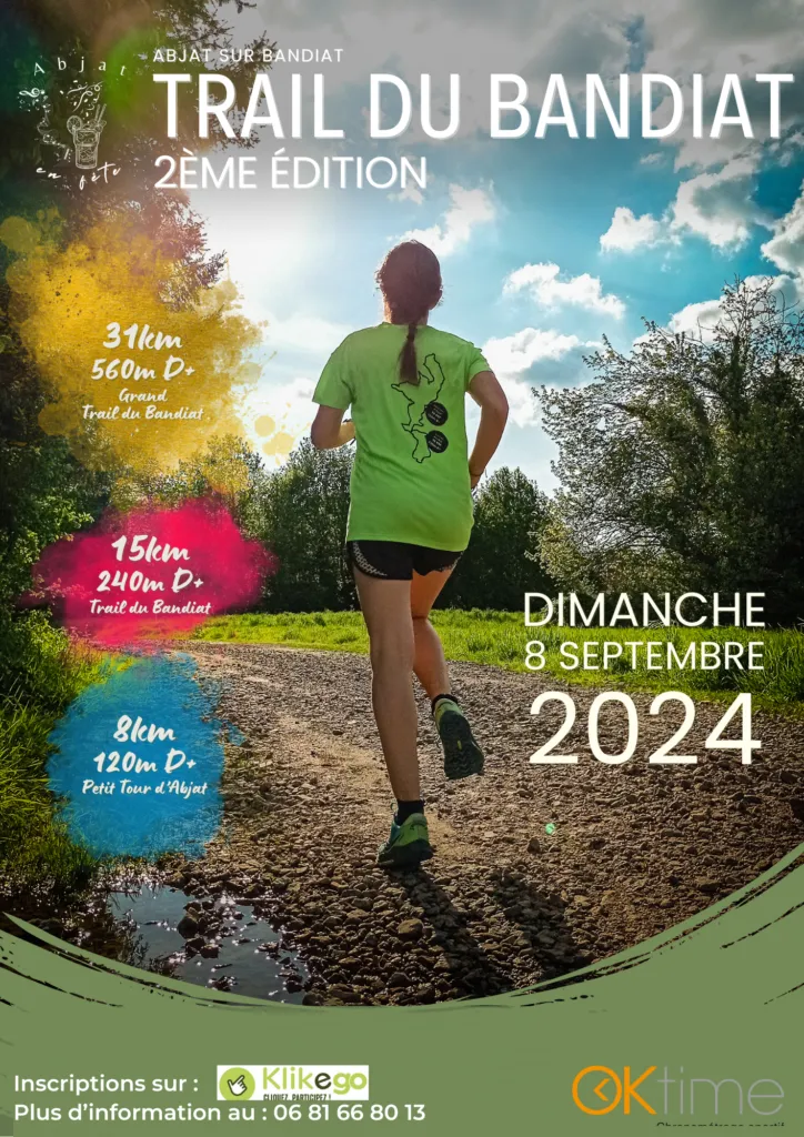 Trail du Bandiat 2024 Inscription Résultats