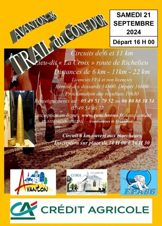 affiche de la course