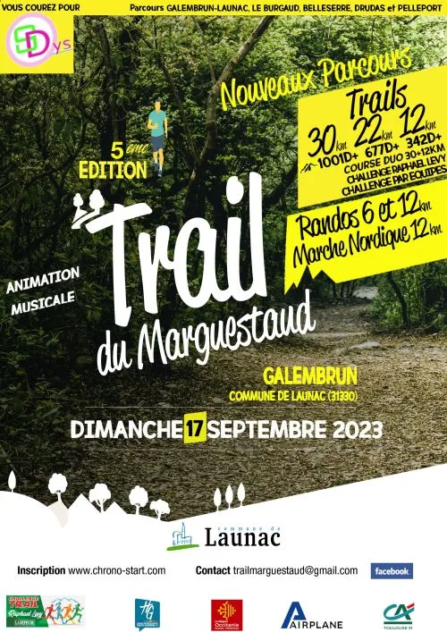 Trail du Marguestaud 2024 Inscription Résultats