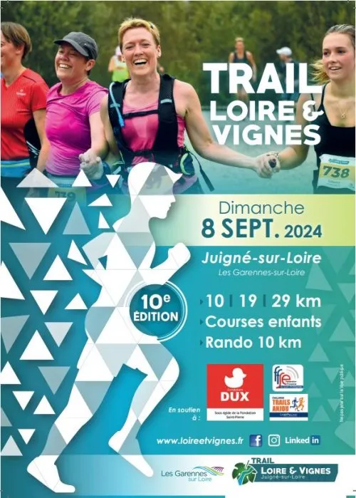 Trail Loire et Vignes – Juigne sur Loire 2024 Inscription Résultats