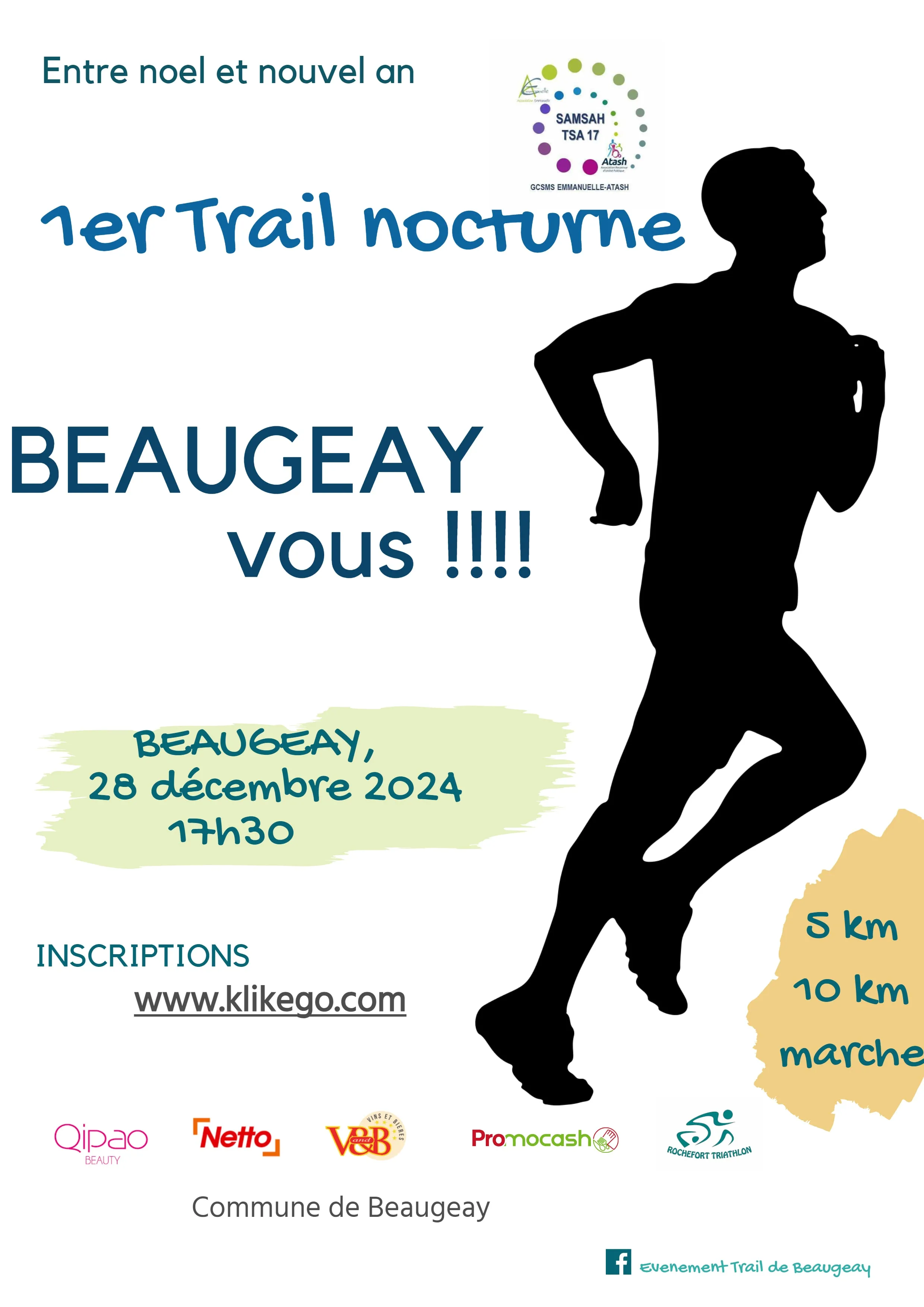 Trail nocturne de Beaugeay 2025 Inscription Résultats