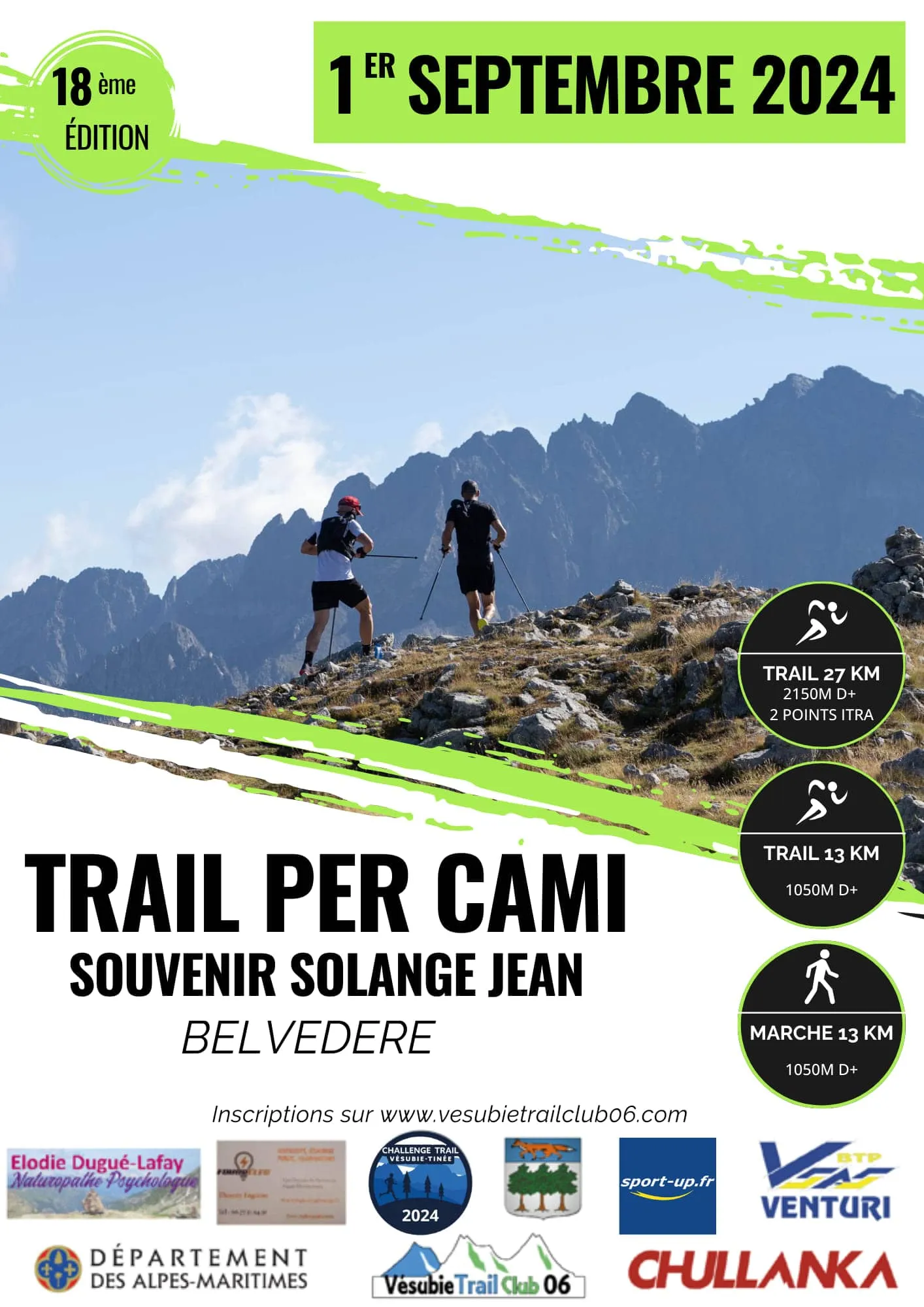 Trail Per Cami – Belvédère 2025 Inscription Résultats