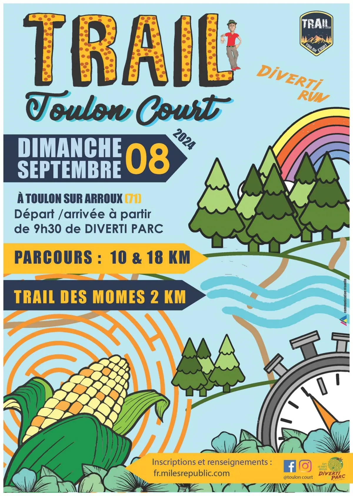 affiche de la course