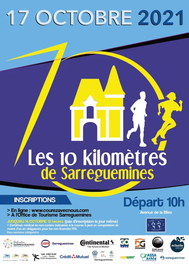 10 km de Sarreguemines 2024 Inscription Résultats