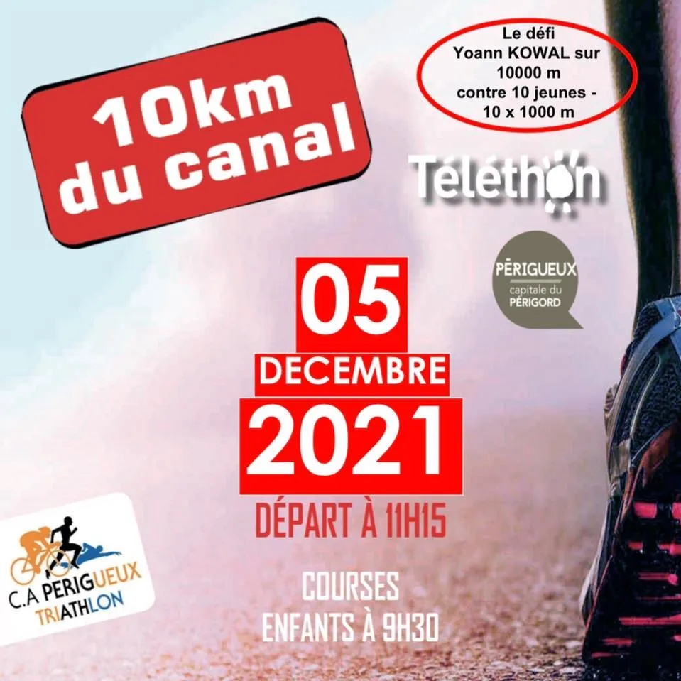 10 km du Canal de Périgueux 2024 Inscription Résultats