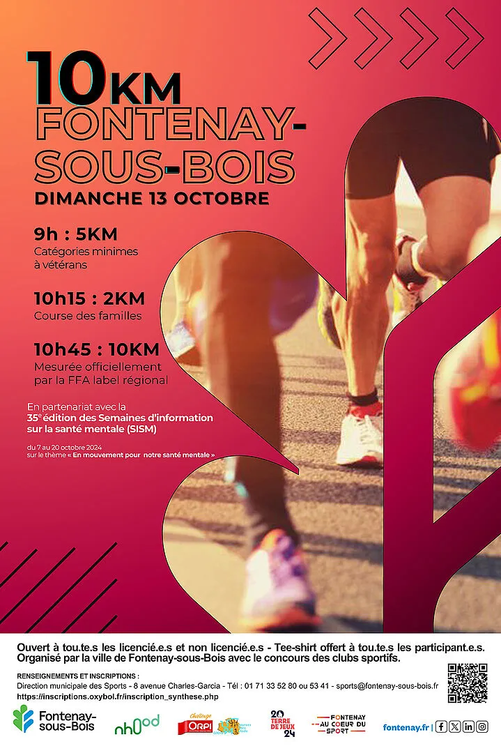 10 km de Fontenay sous Bois 2024 Inscription Résultats