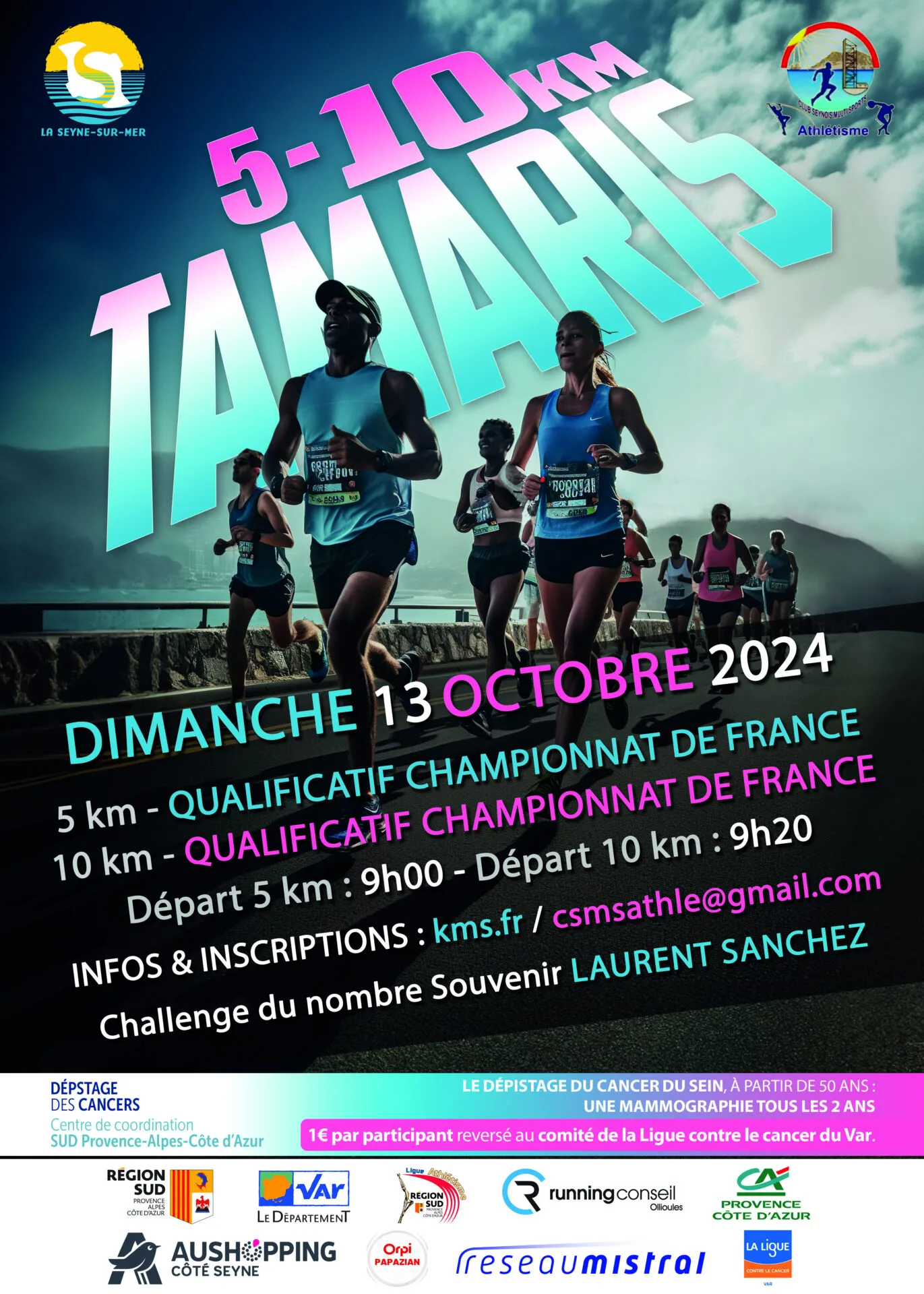 10 km de Tamaris 2024 Inscription Résultats