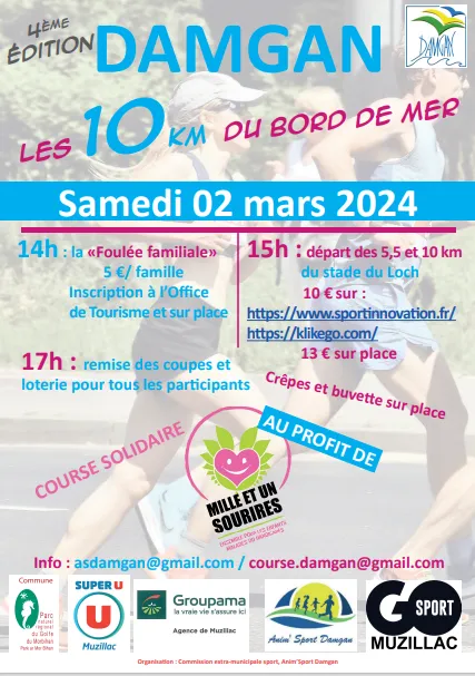 10 km du Bord de Mer 2025 Inscription Résultats