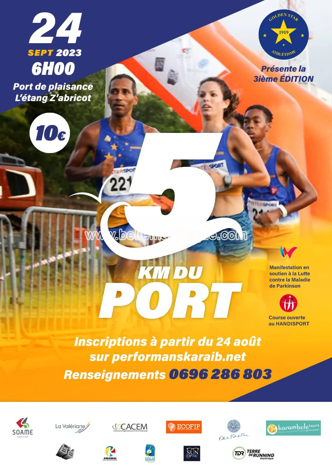 affiche de la course