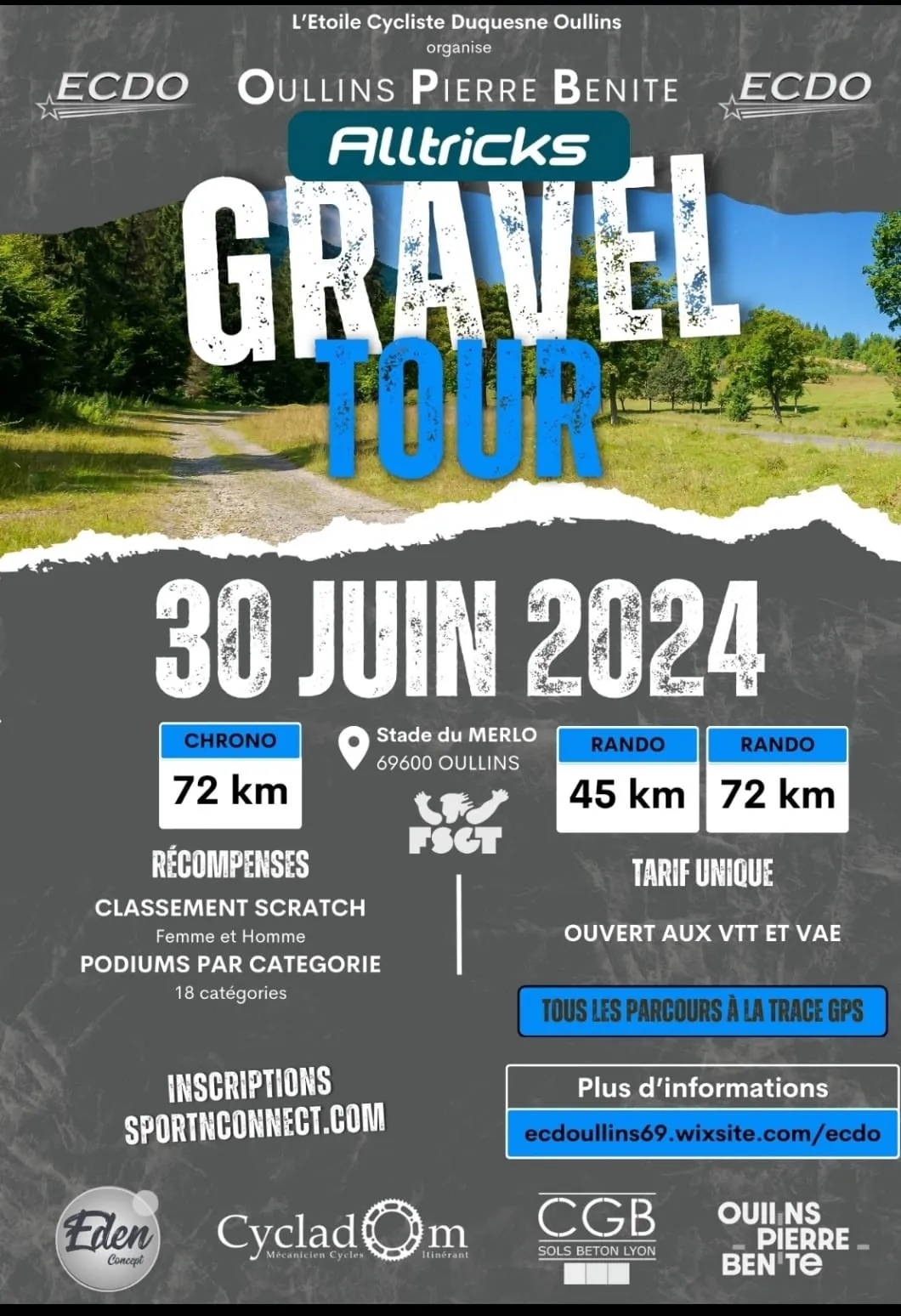 affiche de la course