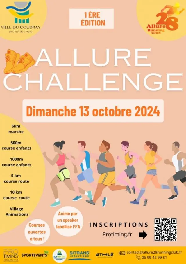 Allure Challenge – Le Coudray 2024 Inscription Résultats