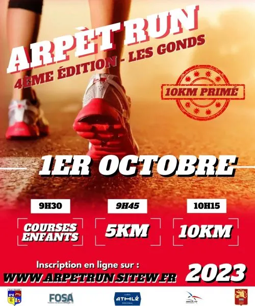 affiche de la course