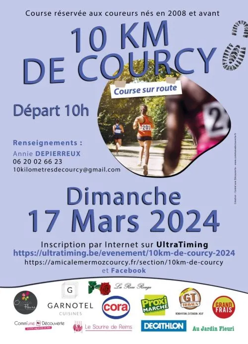 C10k – 10 km de Courcy 2025 Inscription Résultats