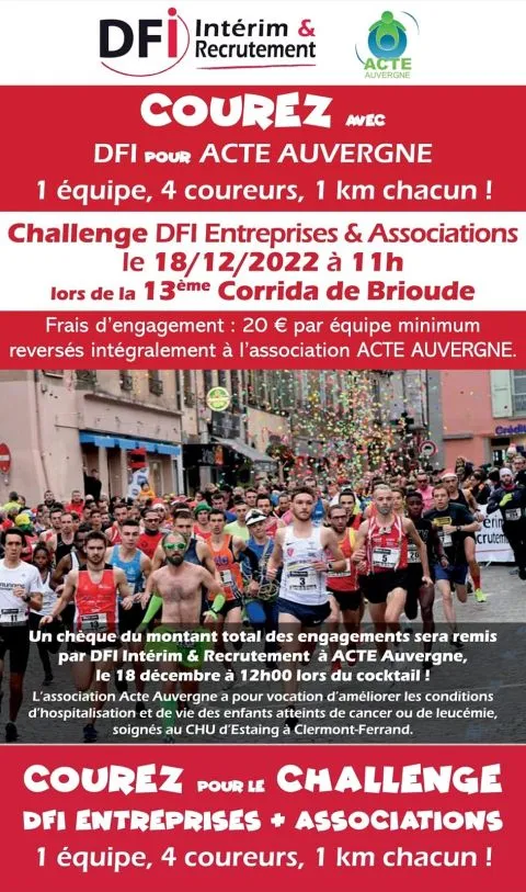 affiche de la course