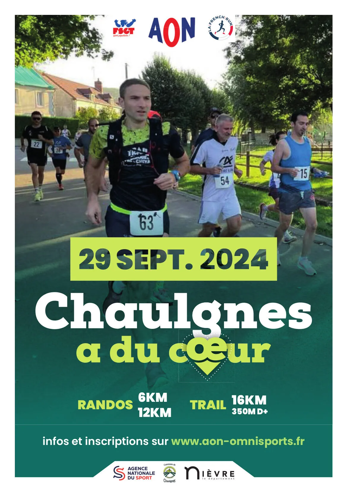 affiche de la course