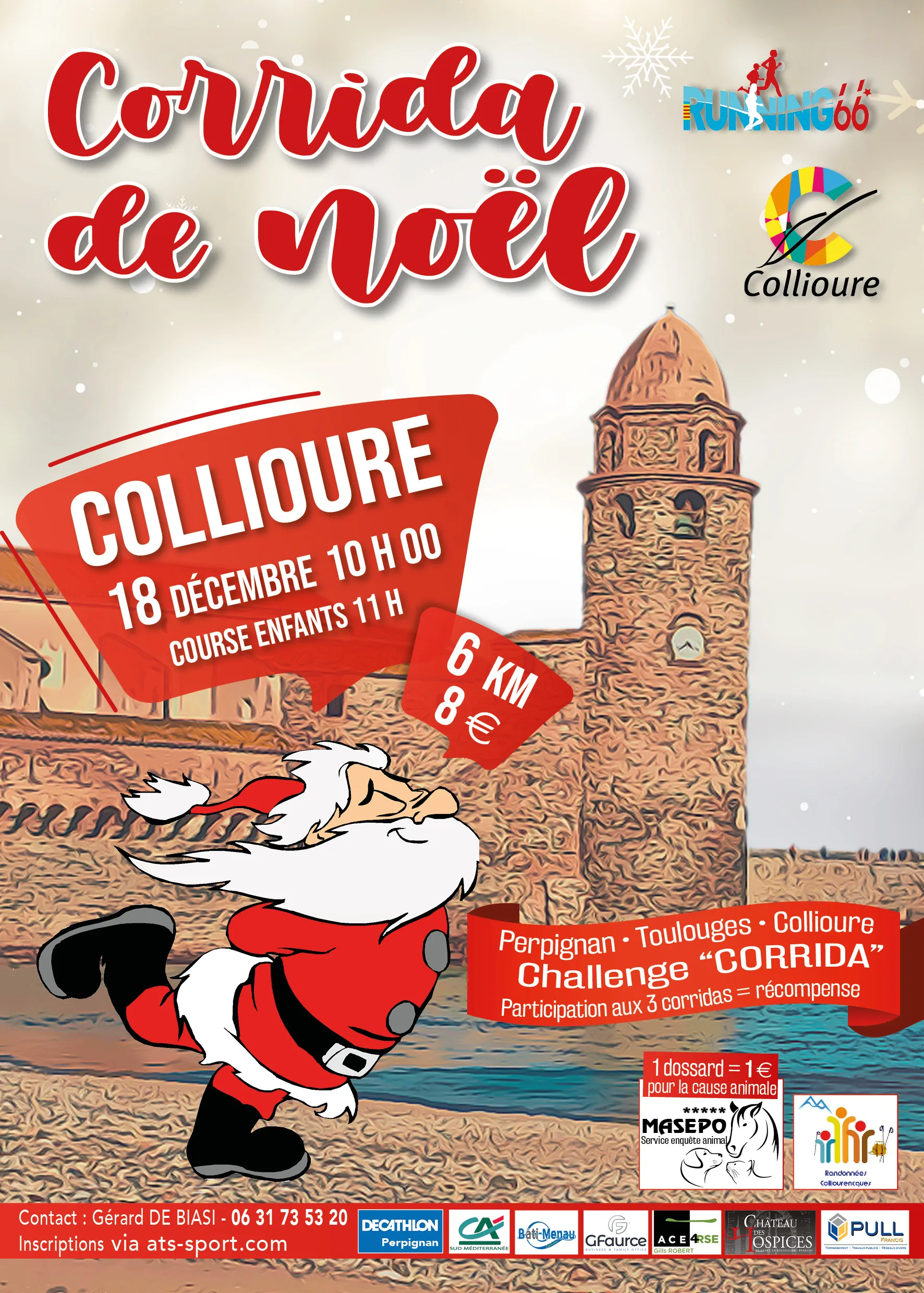 Corrida de Noël – Collioure 2025 Inscription Résultats