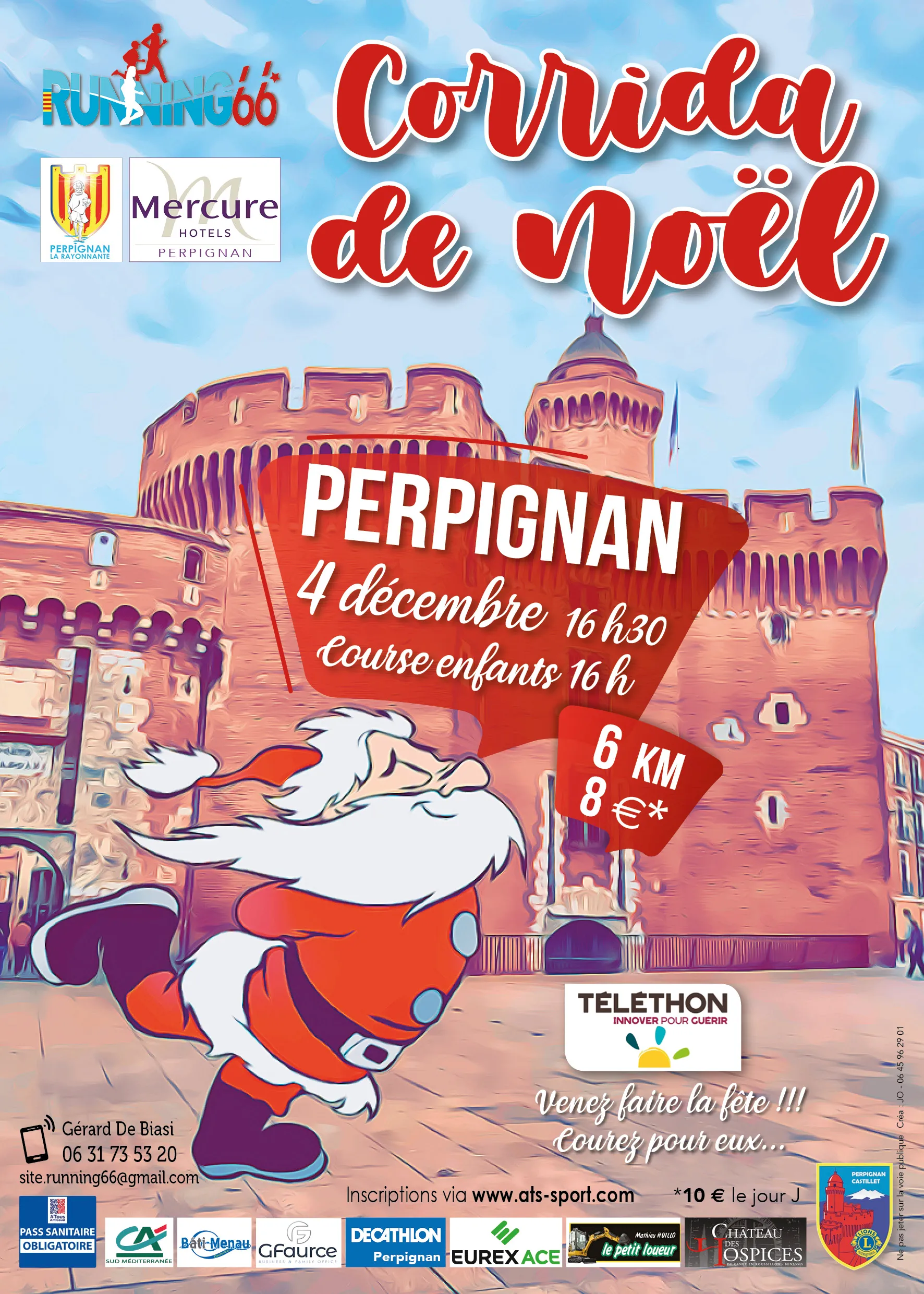 Corrida de Noël – Perpignan 2024 Inscription Résultats