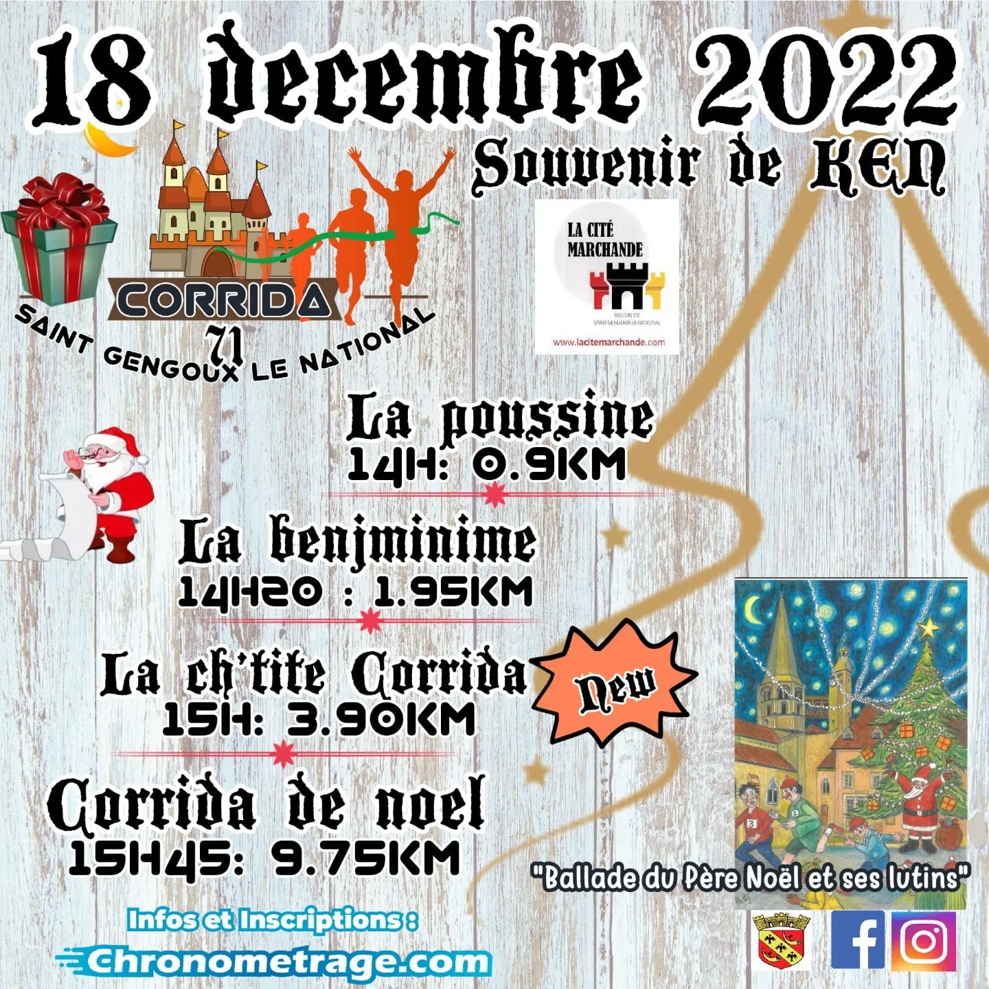 Corrida de Noël – souvenir de Ken 2025 Inscription Résultats