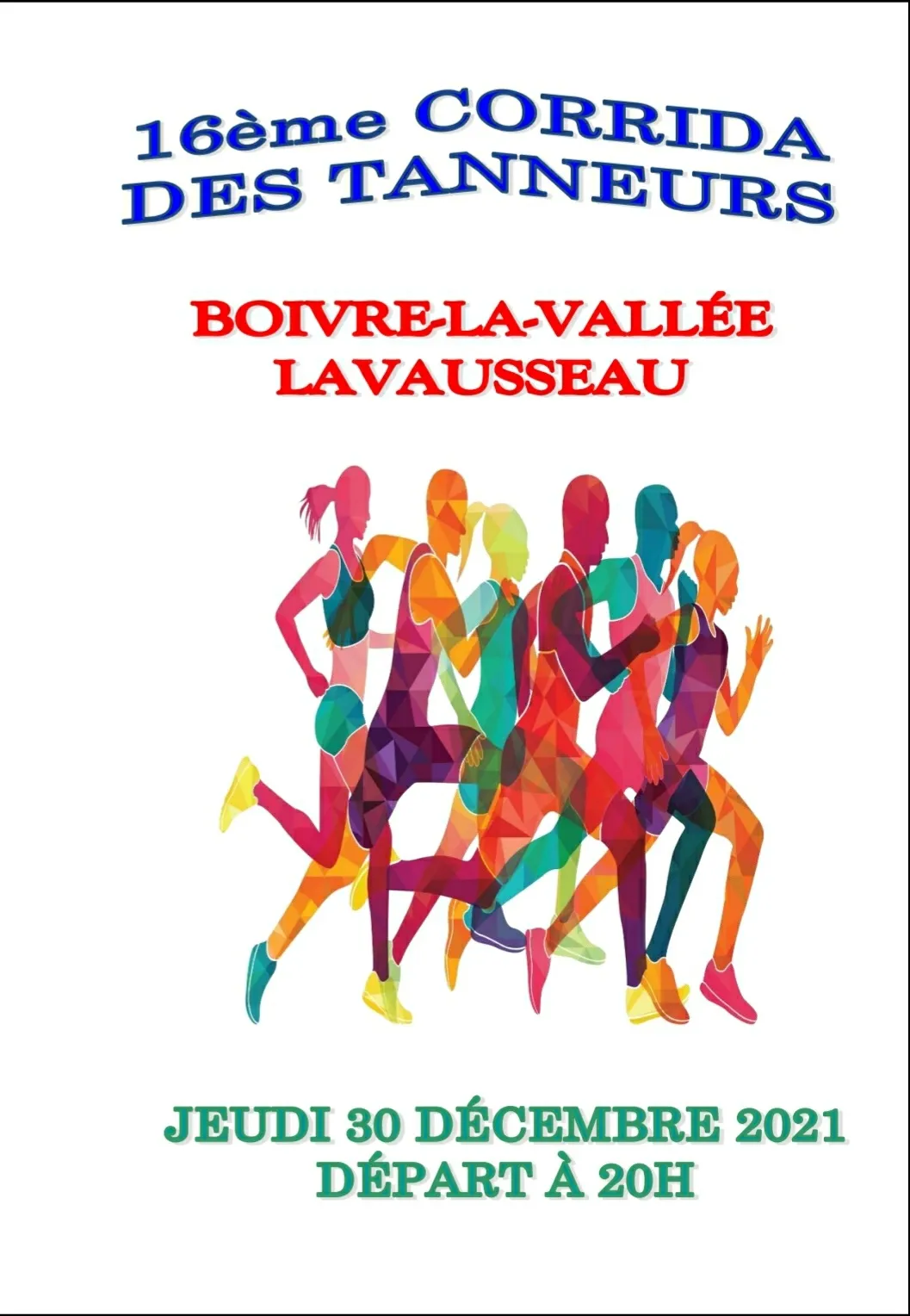 affiche de la course