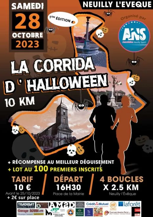 Corrida Halloween – Neuilly l’Evèque 2024 Inscription Résultats