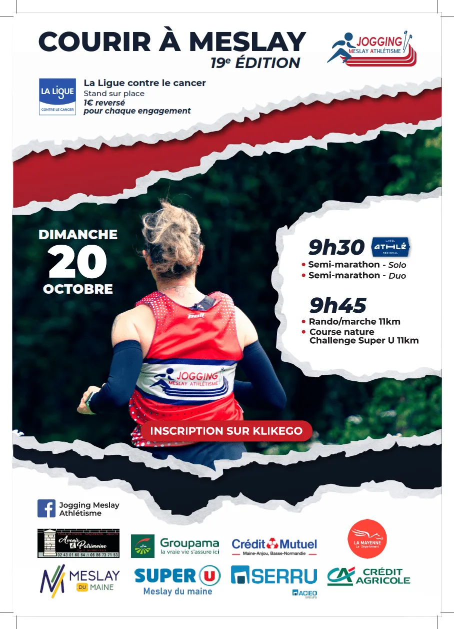 affiche de la course