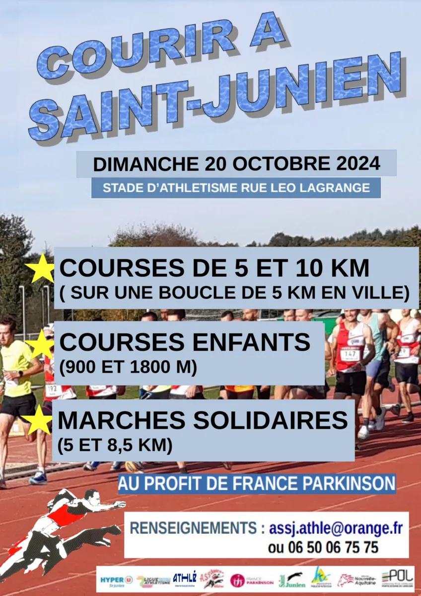 Courir à Saint Junien 2024 Inscription Résultats