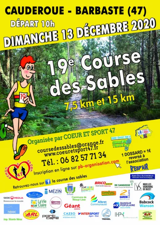 Course des Sables 2024 Inscription Résultats