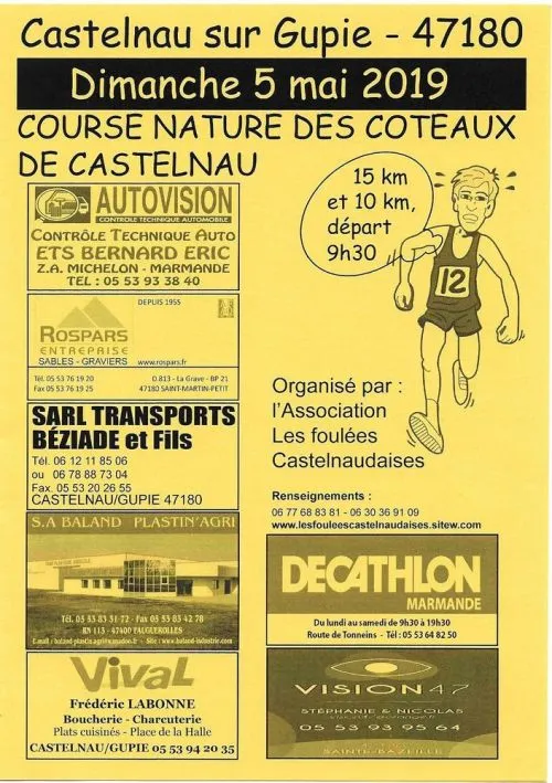 Course nature des Côteaux de Castelnau 2025 Inscription Résultats